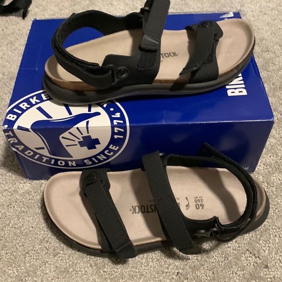 Birkenstock | Shoes | Birkenstock Kalahari Futura Black Asst Jg | Poshmark